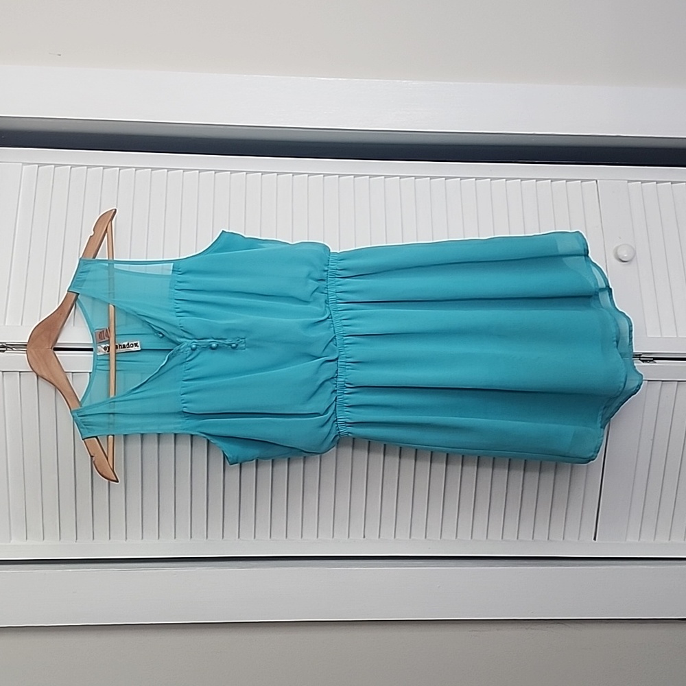 Teal Eyeshadow Dress